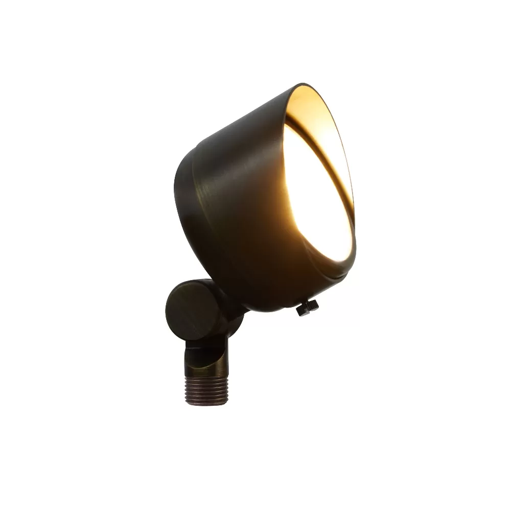 Mighty Integrated LED Brass Spotlight