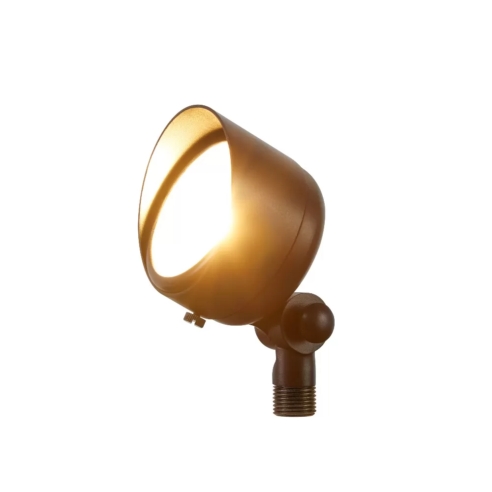 Mighty Integrated LED Brass Spotlight