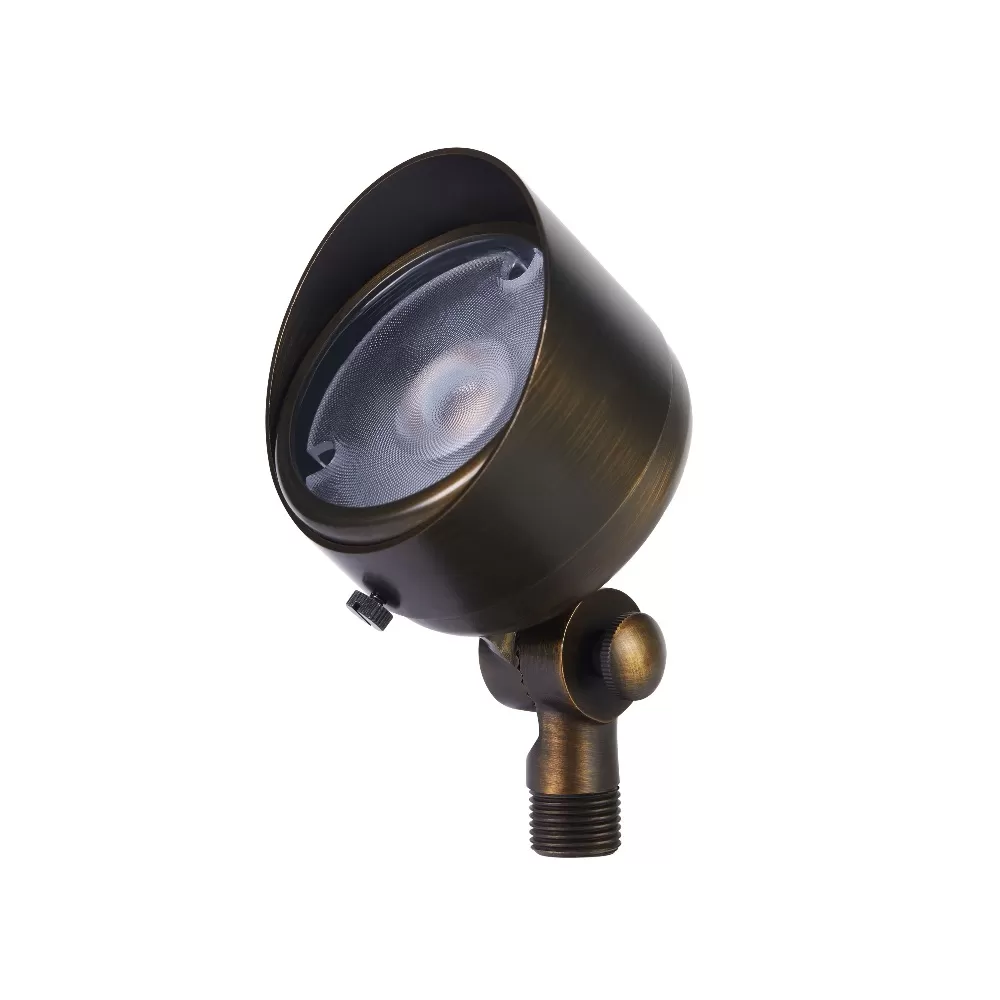 Mighty Integrated LED Brass Spotlight